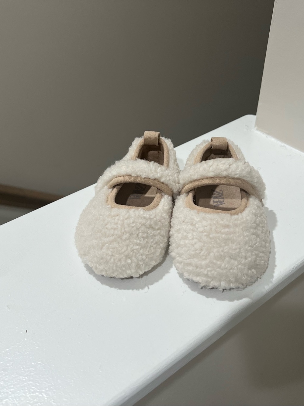 Zara fleece ballet flat